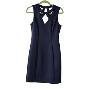 Guess Women's Navy Blue Sleeveless Cocktail Party Dress Size 8 Regular